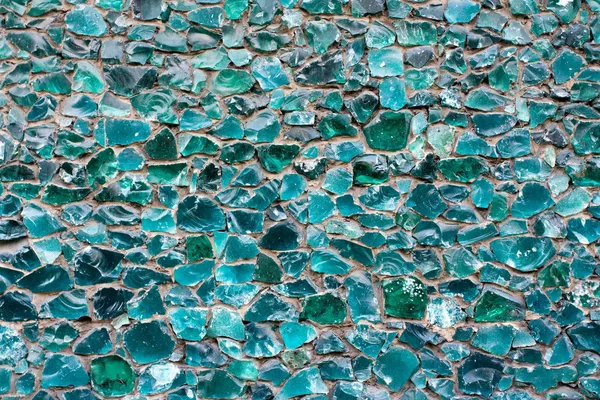 Стеклянная мозаика голубой зеленый цвет галька шаблон текстуру фона — стоковое фото