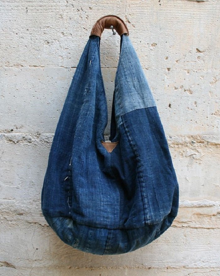 сумка из джинсовой ткани