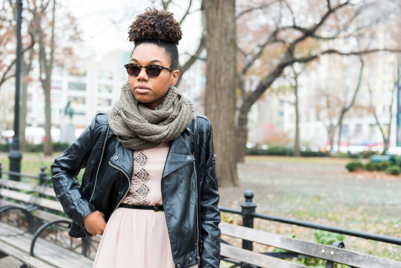 С чем носят снуд - Куртка