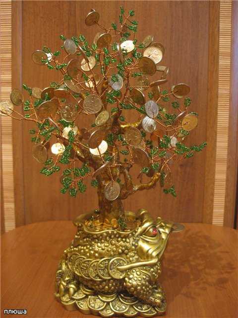 Мк денежное дерево из бисера
